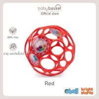 ราคา Baby Basket Shop ของเล่นเด็ก ยางกัด ลูกบอลยาง Bright Starts Oball 4" Rattle พร้อมลูกปัดเสริมพัฒนาการ สี Red (12201316)