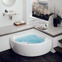 ราคา CRISTINA อ่างอาบน้ำ รุ่น KOBE 140X140cm. อ่างระบบน้ำวนและระบบอัดอากาศ แบบเข้ามุม ขาว (10255908)
