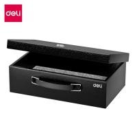 ราคา Deli เซฟกันไฟพกพา รุ่น ET61 เซฟหิ้วกันไฟ กล่องเซฟกันไฟ แบบหูหิ้ว กันไฟ 1000 องศา ระบบล็อคกุญแจแน่นหนา Portable Safe 21.5x32.5x10.5 cm (12496215)