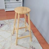 ราคา Decor-A เก้าอี้ไม้ เก้าอี้ทรงสูง เก้าอี้เคาน์เตอร์ เก้าอี้อเนกประสงค์ เฟอร์นิเจอร์แต่งบ้าน สีไม้ (12826788)