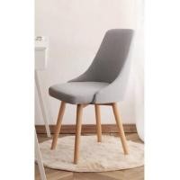 ราคา Decor-Aเก้าอี้ ขาไม้ เบาะฟองน้ำ แข็งแรงทนทาน รับน้ำหนักได้ดี หมุนได้ 360 องศา เทา (12826823)