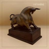 ราคา Metanine รูปปั้นทองเหลือง รูปปั้นกระทิงทองเหลือง 13.5x25x23.5 Brown (12814664)