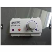ราคา FUJIYAMA สวิทซ์หรี่ไฟ มอก. ดิมเมอร์ DIMMER 300W/600W ใช้กับฝา PANASONIC *** ไม่สามารถใช้ได้กับหลอดLEDและหลอดประหยัด 600wรุ่นเก่าหน้าเล็ก (12755428)