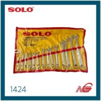 ราคา SOLO โซโล ประแจ แหวน ข้างปากตาย 8-24 มม. 14 ชิ้นชุด รหัสสินค้า 1424 (12825824)