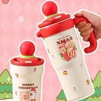 ราคา PP Home แก้วคริสต์มาส สแตนเลส 316 หมูลูลู่ LuLu Christmas แก้วเก็บอุณหภูมิ แก้วมีฝาปิด Tumbler ของขวัญ เทศกาล 69023 Candy Cane (1200ML) (12827040)