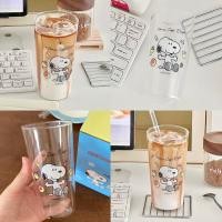 ราคา PP Home แก้วน้ำ Snoopy สนูปปี้ แก้วทรงสูง แก้วใส Home Café แก้วคาเฟ่ แก้วกาแฟ แก้วน่ารัก มินิมอล 71059 Snoopy (12827073)