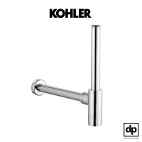 ราคา KOHLER ชุดท่อน้ำทิ้งอ่างล้างหน้า แบบกระปุกพร้อมข้อต่อ สีโครเมี่ยม (11067150)