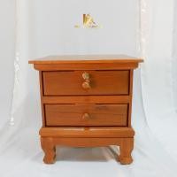 ราคา PF_Phrae | ตู้เอกสารโบราณ ตู้ลิ้นชัก มีหลากหลายขนาด 2-5ลิ้นชัก สีเนื้อไม้สัก 2ลิ้นชัก (10699267)