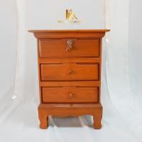 ราคา PF_Phrae | ตู้เอกสารโบราณ ตู้ลิ้นชัก มีหลากหลายขนาด 2-5ลิ้นชัก 3ลิ้นชัก สีเนื้อไม้สัก (10699268)
