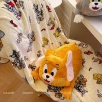 ราคา PP Home หมอนตุ๊กตาผ้าห่มทอมแอนด์เจอรี่ลายน่ารัก Tom and Jerry pillow and bed sheet plushy ตุ๊กตาหมอนผ้าห่ม 57015 Jerry (12827235)