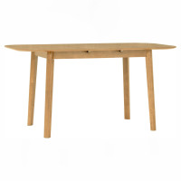 ราคา Mood & Tone Furniture โต๊ะอาหารปรับขยายได้ขนาด 120+30 ซม. รุ่น TREVO Natural (12827247)