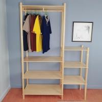 ราคา Evergreen ตู้เสื้อผ้า PW-4953 Pole RackBed Room/ Natural (10363778)