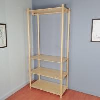 ราคา Evergreen ตู้เสื้อผ้า PW-4994 Pole RackBed Room/ Walnut (10363779)