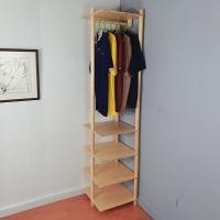 ราคา Evergreen ตู้เสื้อผ้า PW-4453 Pole RackBed Room/ Natural (10363782)