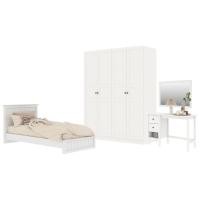 ราคา KONCEPT ชุดห้องนอน 3.5 ฟุต พร้อมตู้บานเปิด 160 ซม. รุ่น MONETA