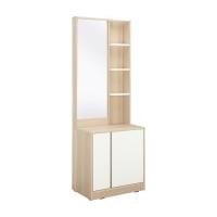 ราคา Index Living Mall โต๊ะเครื่องเเป้ง รุ่นร็อตเตอร์ดัม ขนาด 60 ซม. สีเลอบานา โอ๊ค/ขาว (12322366)