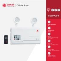 ราคา SUNNY Emergency Light โคมไฟฉุกเฉิน รุ่น CU209CD4 LED 9W สำรองไฟได้นาน 4 ชม. |แจ้งเตือนให้ชาร์ทแบตเตอรี่ด้วยเสียง Off White (10696245)