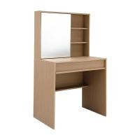 ราคา INDEX LIVING MALL โต๊ะเครื่องแป้ง รุ่นฟุกุโอกะ 80 ซม. สีโตเกียว โอ๊ค (12571430)