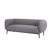 ราคา Modernform โซฟา รุ่น MELLO-SO03 ขาเหล็กสีดำ หุ้มผ้า เทาเข้ม (12632104)