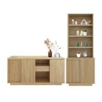 ราคา SB Design Square ชุดตู้เก็บของขนาด 160 ซม. & ตู้สูง 80 ซม. รุ่น Valley สีไม้อ่อน แบรนด์ SB FURNITURE (12786860)