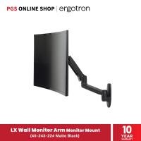 ราคา Ergotron ขาตั้งจอ รุ่น LX Wall Monitor Arm รองรับน้ำหนัก 3.2-11.3 kg ไม่เกิน 34" รองรับมาตราฐาน VESA MIS- D Matte Black (12021746)