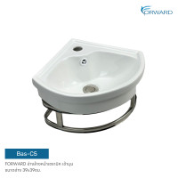 ราคา Forward อ่างล้างหน้าเซรามิค แบบแขวนลอย ดีไซน์เข้ามุม ขนาด29x29ซม. รุ่น Bas-C5 (12188769)