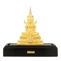 ราคา PHOENIX พระแก้วมรกตทรงเครื่องฤดูร้อน ประติมากรรม กาญจนศิลป์ รูปปั้นเคลือบทองแท้ 24K หน้าตัก 3 นิ้ว (12828224)