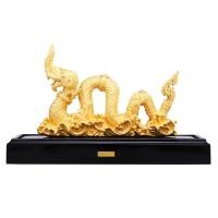 ราคา PHOENIX อนันตนาคราช ประติมากรรม กาญจนศิลป์ รูปปั้นเคลือบทองแท้ 24K (12828728)