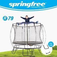 ราคา Springfree แทรมโพลีน 3x3 เมตร สูง 2.7 เมตร รุ่น R79 Medium Round