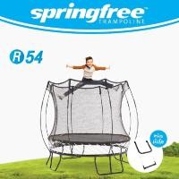 ราคา springfree สปริงฟรีแทรมโพลีนที่กระโดด รุ่น r54 ทรงกลม ขนาด 8 ฟุต(2.40เมตร) พร้อมรั้วตาข่ายกันตก โครงสร้างแข็งแรงปลอดภัย รับน้ำหนัก 200 กก.ออกแบบจากนิว (12189392)