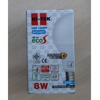 ราคา HI-TEK หลอด LED ECO S SERIES ขั้วเกลียว E27 8W แสงขาว 8W 8W (10191201)