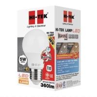ราคา HI-TEK หลอด LED มวยไทย SERIES ขั้วเกลียว E27 5W แสงนวล 5W 5W (10191160)