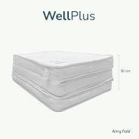 ราคา WellPlus ที่นอนยางพาราพับได้ รุ่น Airry Fold หนา4นิ้ว 6ฟุต Air Collection 3นิ้ว (12149548)