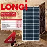 ราคา longi bifacial solar panel แผงโซลาร์เซลล์สองหน้า 4แผง รุ่น himo-4 lr4-7zhbd 435w (12336050)
