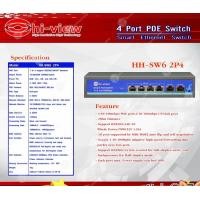 ราคา Hi-view Smart PoE Switch HUB 6 port รุ่น HH-SW6 2P4 normal (12595864)