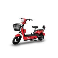ราคา TIGER1 จักรยานไฟฟ้า electric bike จักรยาน สกูตเตอร์ไฟฟ้า มีสัญญาณกันขโมย หน้าจอแสดงผล ไฟเลี้ยวคู่หน้า และไฟท้าย LED แดง-Red (12600294)