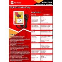ราคา Hi-view เครื่องป้องกันไฟกระชาก ไฟตก ไฟเกิน ฟ้าผ่า รุ่น A-SAFE 12A normal (12592736)