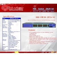 ราคา Hi-view Smart PoE Switch HUB 26 port รุ่น HH-S26 2P24 S2 normal (12599260)