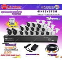 ราคา Hi-view รุ่นHA-614B20 16ตัว +DVR Hi-view รุ่นHA-75516P 16Ch + Adapter 12V 1A 16ตัว+ Hard Disk 2TB+CCTV สำเร็จ 20m.16เส้น normal (12599265)