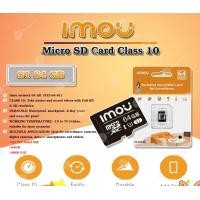 ราคา IMOU Micro SD Card S1 64GB ความเร็วสูง Class10 normal (12596291)