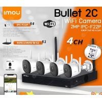 ราคา IMOU ip camera 2MP 1080P รุ่น IPC-F22P(4ตัว)+NVR 4Ch รุ่น NVR1104HS-W-S2(1ตัว)+HDD 1TB ชุดกล้องวงจรปิดไร้สาย มีไมค์ในตัว normal (12598584)
