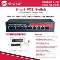 ราคา Hi-view PoE Switch 10 port Smart รุ่น HG-SW10 2P8-SFP normal (12595725)