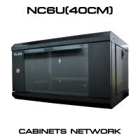 ราคา Wall Rack GLINK NC6U-40-BL ตู้แร็ค SERVERขนาด 6U ลึก 40CM ดำ (12593906)