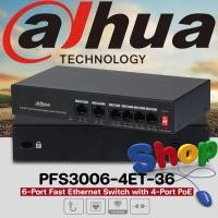 ราคา Dahua PFS3006-4ET-36 6-Port Fast Ethernet Switch with 4-Port PoE normal (12600236)