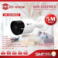ราคา Hi-view รุ่น HA-554B502 กล้องวงจรปิด AHD Bullet Camera 5MP 4in1 normal (12598893)