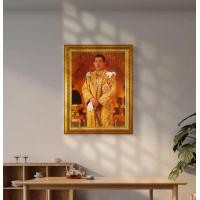 ราคา Monthonframe - กรอบรูปพร้อมภาพพระบรมฉายาลักษณ์รัชกาลที่10 ฉลองพระองค์เต็มยศ(ชุดคลุมทอง)ครึ่งองค์ (12822686)