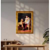 ราคา Monthonframe - กรอบรูปพร้อมภาพพระบรมฉายาลักษณ์รัชกาลที่10 ทรงเครื่องแบบสีขาว ประทับนั่ง เต็มองค์ (12822691)