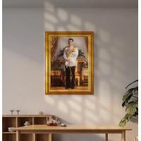 ราคา Monthonframe - กรอบรูปพร้อมภาพพระบรมฉายาลักษณ์รัชกาลที่10 ทรงเครื่องแบบสีขาว ประทับยืน (12822695)