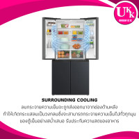 ราคา TOSHIBA ตู้เย็น MULTI DOOR รุ่น GR-RF677WI-PGTH ขนาด 18.2 คิว สีดำเงา Inverter ( รับประกันศูนย์ 10 ปี ) (12684322)