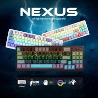 ราคา Neolution E-Sport NEXUS คีย์บอร์ด Mechanical Gaming RGB 78Keys มี Knob ปรับไฟ/เสียง เสียบสาย Anti-Ghosting เรดสวิตซ์ เขียว (12831432)